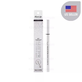Noon's Up [NOON'S UP] Glitter Eyeliner, Eyeliner Pen, K-beauty, US Seller, Free Ship, Gift - Chiffon Silver