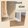 Door Draft Stopper with Brush,Silicone Under Door Draft Stopper Reduce