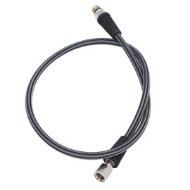 Manguera reguladora de alta presión de buceo, fibra de carbono profesional tejido flexible Scuba Scuba Buceo Manguera de alta presión medir con precisión la alta presión accesorio buceo ideal(80CM)