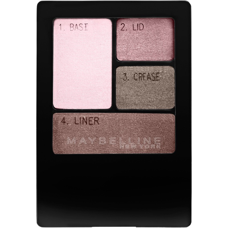 Maybelline New York Expert Wear Eyeshadow Quads, Lavender Smokes, 0.17