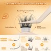 Extensiones de Pestañas 3D Pestañas Voluminosas Alargadoras Material Suave Ideal