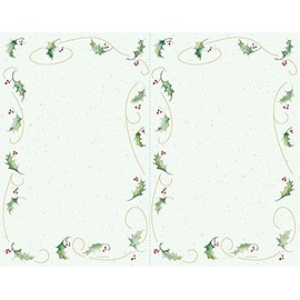 Great Papers! Holly Bunch 2-Up Invitation, 25 sheets/50 invitations, 5.5" x 8.5" (926234)