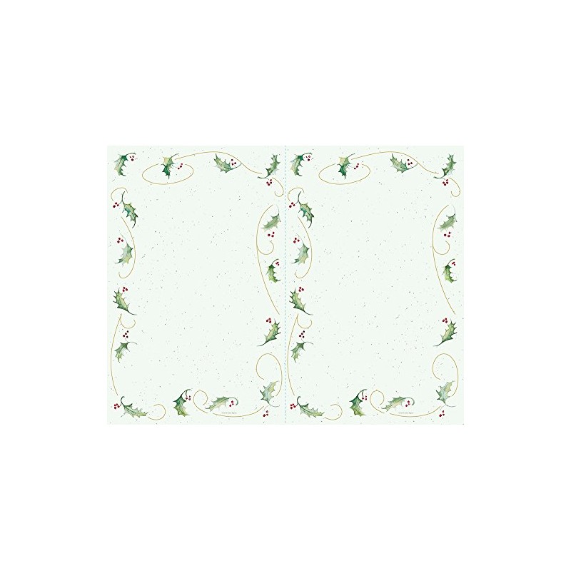 Great Papers! Holly Bunch 2-Up Invitation, 25 sheets/50 invitations, 5.5"