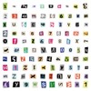 200pcs Alphabet Numbers Sticker Set - Waterproof Vinyl Stickers Removable