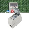 Single Phase Energy Meter LCD Backlit Display 35mm DIN Rail