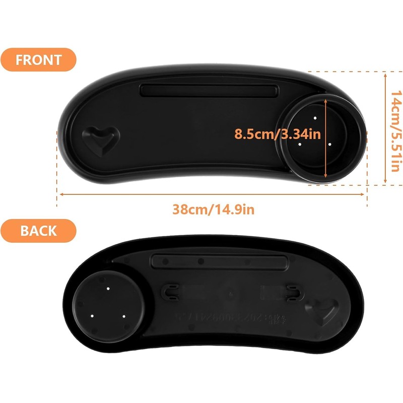 UWSTE Snack Tray Compatible with Nuna Mockingbird, Adjustable Stroller Snack