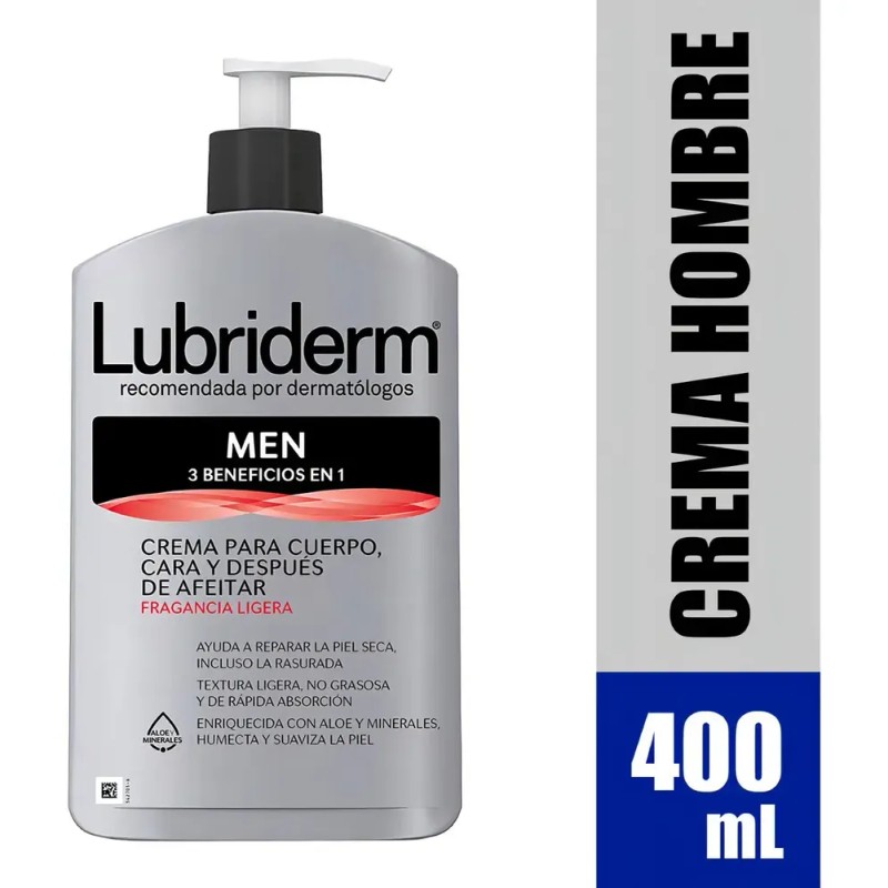 Crema Corporal Men 400 ml Lubriderm®