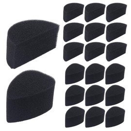 Byttlerom Face Paint Sponges Face Painting Black Sponges High Density for Art Work and Body Paint (10 Petals + 10 Half Moon) Easy to Use