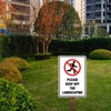 Kadezia 7.8" x 11.9" Aluminum "Please Keep Off the Landscaping"