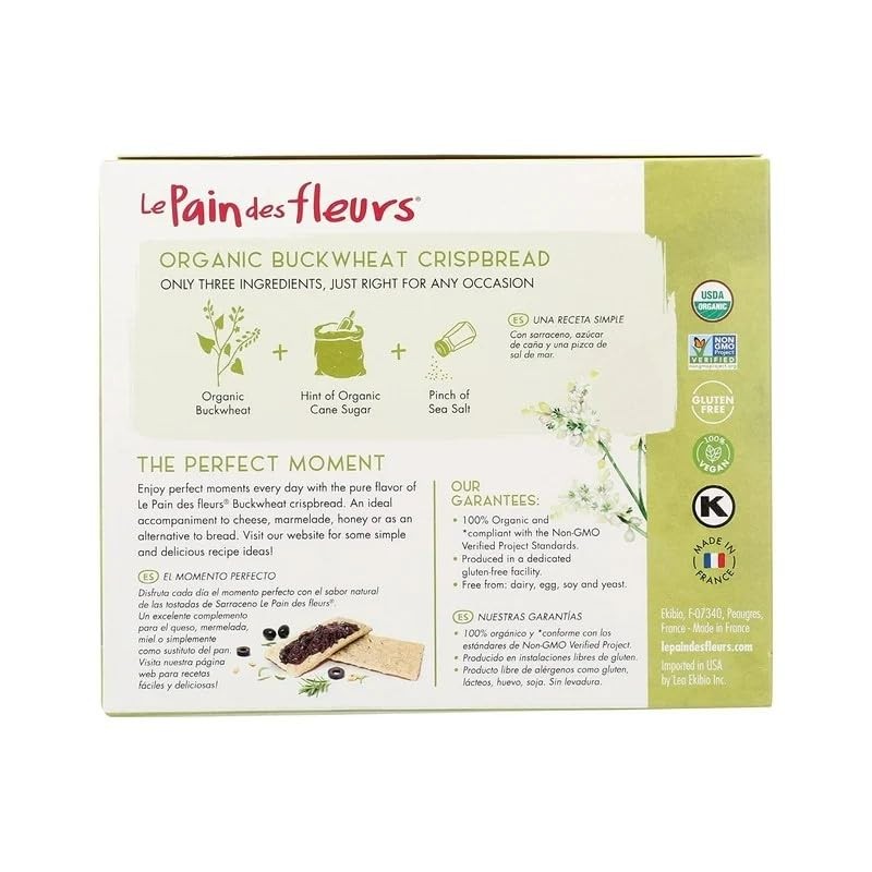 Le Pain Crispbread Buckwheat 4.41 oz (Pack of 6)