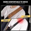 2 PCS Car Seatbelt Covers for Adults, Leather Seat Belt