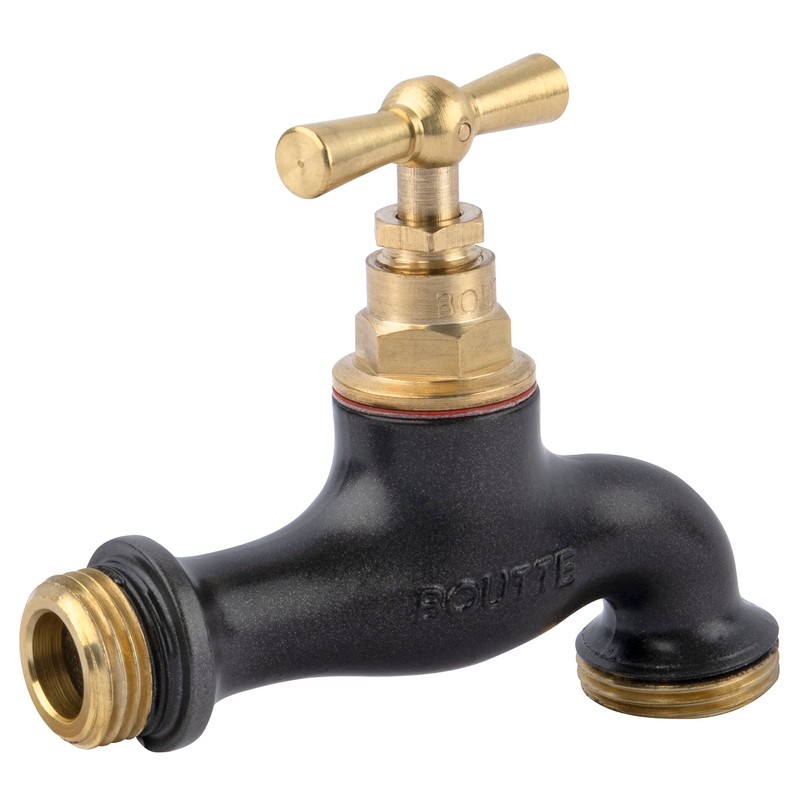 Boutt 0176144 Brass Tap Brown Teak 15 x 21 Connector
