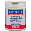 Lamberts Lamberts Vitamin D3 2000iu 120 Capsules