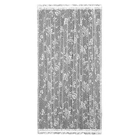 Heritage Lace English Ivy 48-Inch Wide by 63-Inch Drop Door Panel, White