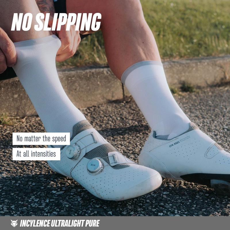 INCYLENCE Men's Road Bike Socks, Ultra Thin Cycling Socks with