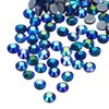 MECCANIXITY 288 Pcs Hotfix Rhinestones Flatback Crystal Glass Gems for