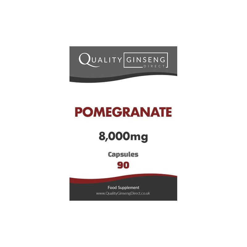 Pomegranate | 8,000mg Capsules | Powerful Formula (90 Capsules)