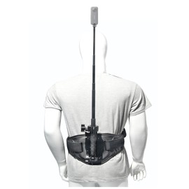 Fotoleey Updated Back Bar Waist Strap Mount for Insta360 X5/X4/X3/X2 /Ace Pro, Go Pro Max, Hero12/11, Compatibe with DJI Osmo 360, Hiking and Cycling, Adjustable up to 55 inches (Stick not Included)