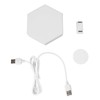 Hexagon Lights, Smart LED Wall Lights Touch Control Hexagon Light