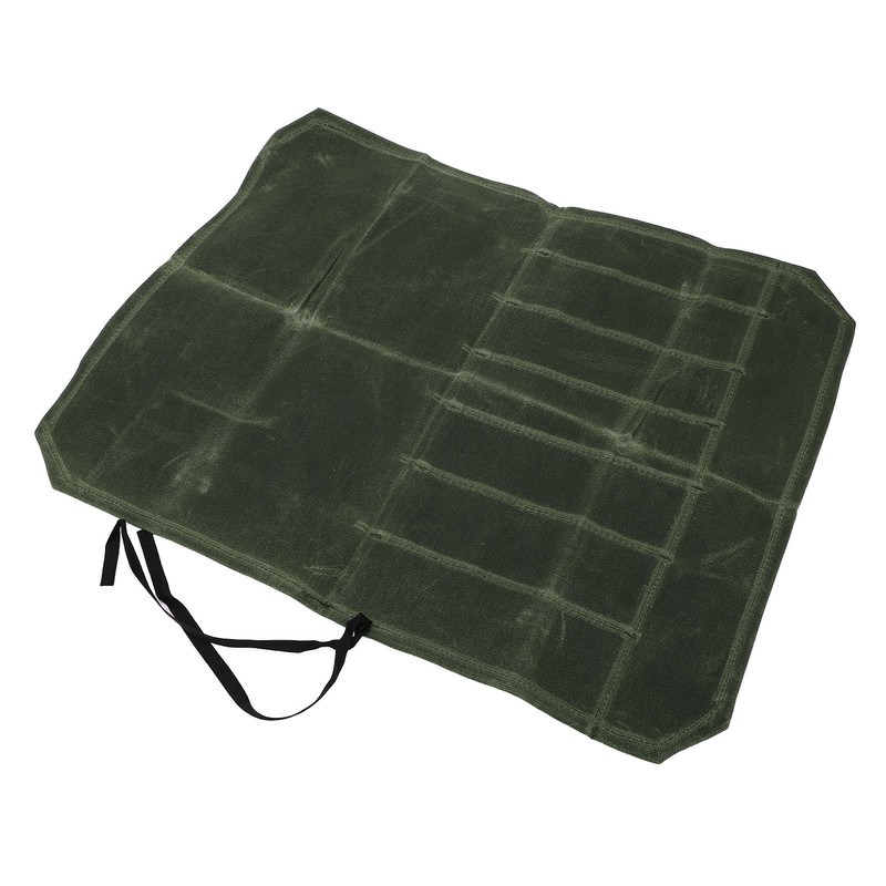 Waxed Canvas Knife Bag 7 Pocket Professional Foldable Chef Knife