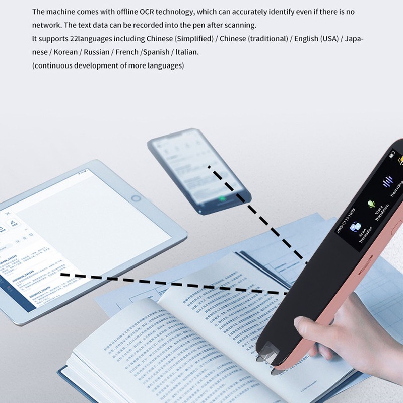 Scan Reader Pen International Edition ABS Multifunctional Smart Voice Translator
