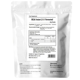UKHealthHouse BCAA Powder - Branched Chain Amino Acids 3g BCAAs per Serving BCAA Amino Acids Leucine Isoleucine Valine for Endurance Performance Recovery (2kg)