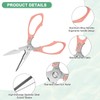 M METERXITY Kitchen Scissors, 9" Multi-Purpose Stainless Steel Heavy Kitchen