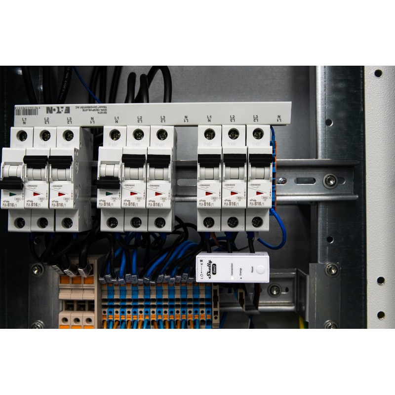 Shelly 3EM-63W Gen3, WLAN Operated, Energy Monitoring, Contactless Current Measurement,