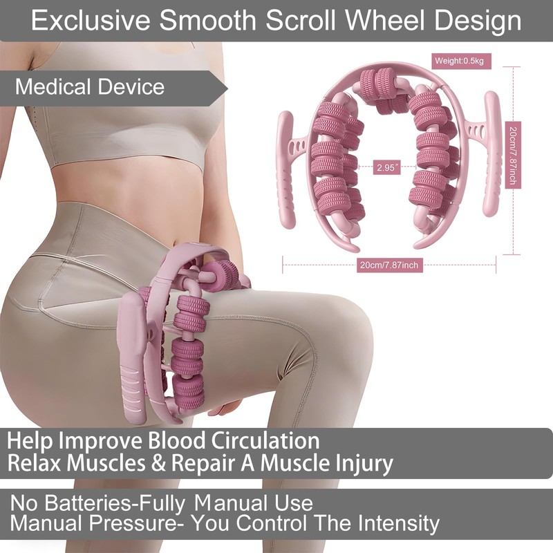 Triforde Travel Leg Massager, Office Massage Roller，No Assembly Portable Massage