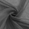 Cozynight Dark Gray Sheer Tier Curtains 36 inch Length Linen