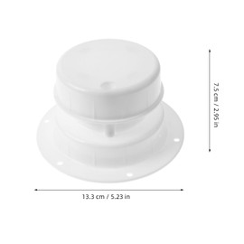 MOLUCKFU RV Roof Ventilation Cover, Functional and Versatile Ventilation Cap for Motorhomes, Odour Neutralisation and Air Circulation, Weatherproof Plastic Construction, Easy Installation