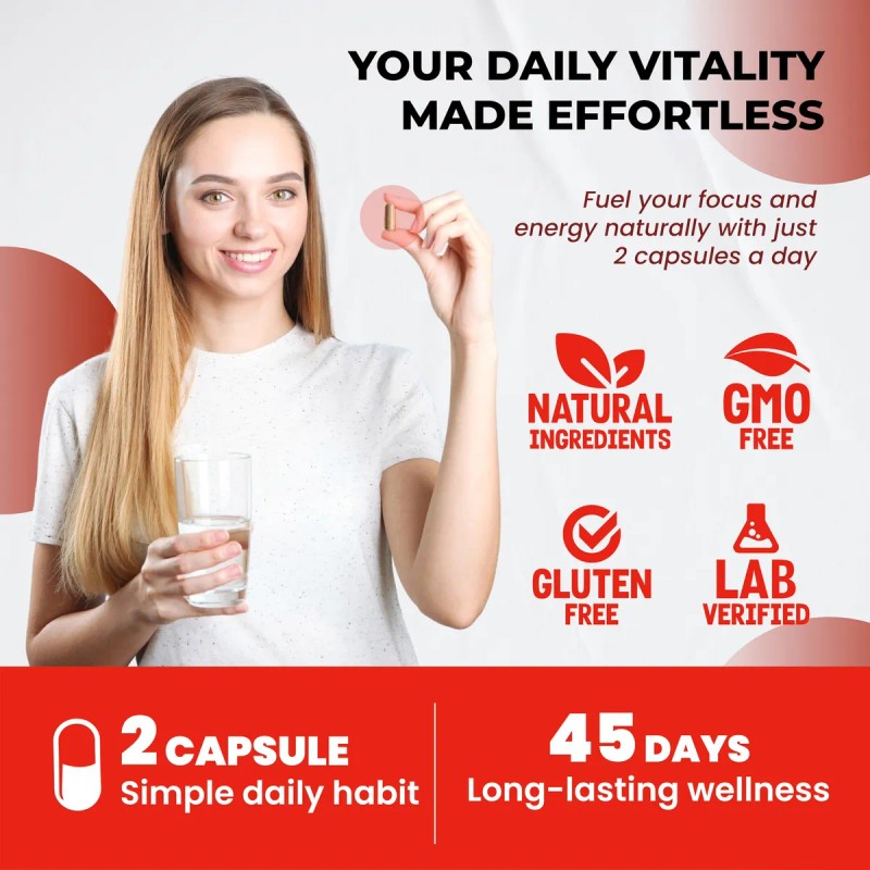 Ultra Herbs Arroz Levadura Roja Coq10 90 Cápsulas