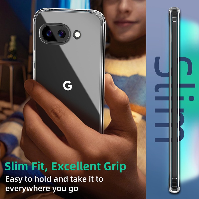 ONES Goolgle Pixel 10a Slim Case,Military-Grade Drop Guard, Anti-Yellowing, Shockproof