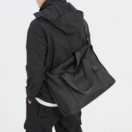 HL] Hip bag men’s large capacity casual cross Black/FREE