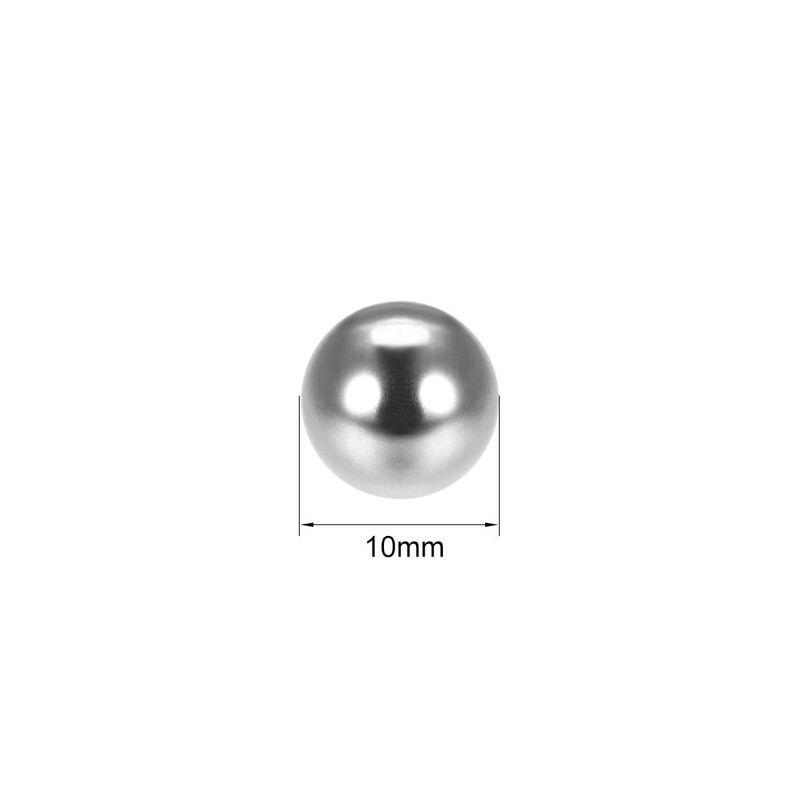 sourcing map G25 Precision Chrome-Plated Steel Bearing Balls 10 mm