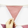 2Pack Dusty Pink Bunting Banner Nursery Garland Blush Pink Double