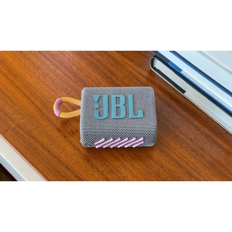 Parlante Jbl Go 3 Portátil Con Bluetooth Waterproof Grey