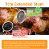 Stainless Steel BBQ Smoker Grill Thermometer - Precise Temperature Gauge