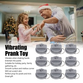 10pcs Vibrating Prank Toy Set, Prank Children's Toys Adult Portable Small Size Christmas Party Funny Trick Handshaking Vibration Toy