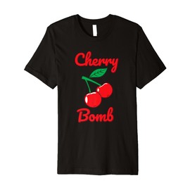 Cherry Bomb Retro Vintage Old Style Premium T-Shirt