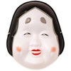4337 Okame Hyotoko Mask, Set of 2, Approx. H 8.3