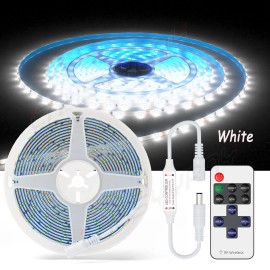 CHUSYYRAY 5M 12V Waterproof white LED Decor Light Strip For Boat Truck Car SUV RV