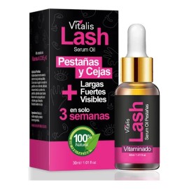 Vitalis Suero Para Crecimiento De Pestañas 100% Natural Lash