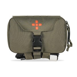 Lonloke Ifak Pouch-Rapid Deployment Tactical MOLLE Trauma Kit Pouches, Quick Release Tear-Off Medical First Aid Kit Organiser with Red Immediate Identify for Emergency Surviva Activities. (RG)