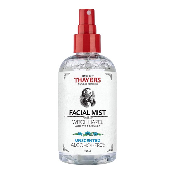 THAYERS Alcohol-Free Unscented Witch Hazel Facial Mist Toner - 8 oz
