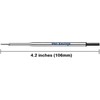 5 Pen Savings Ballpoint Pen Refills Compatible with Papermate Lubriglide,