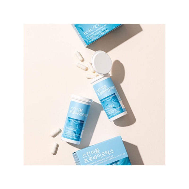 BEAUTICK 스킨 이뮨 프로바이오틱스 (30캡슐x2개입) BEAUTICK Skin Immune Probiotics (30