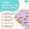 Cheekaaboo Swim Cap for Kids, Soft, Stretchable Spandex Swimming Hat,
