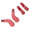 Controller Paddles, 4 Pieces Red Metal Stainless Steel Paddles Hair