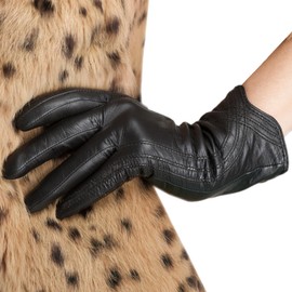 Nappaglo Nappa Leather Touchscreen Gloves Warm Handmade Lambskin for Women